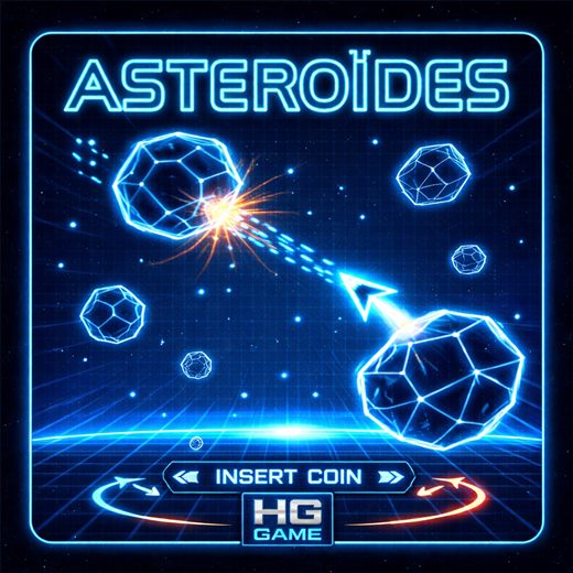 Visuel du jeu Asteroids