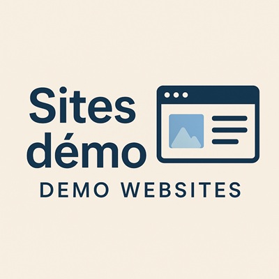 Mock‑up de Site demo
