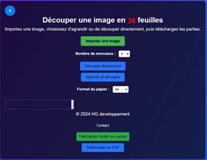 Mock‑up de Gestion images ave js